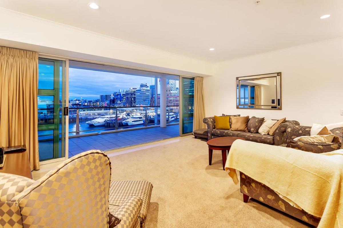 Qv Private Waterfront Apartment - Princes Wharf - 379 오클랜드 외부 사진