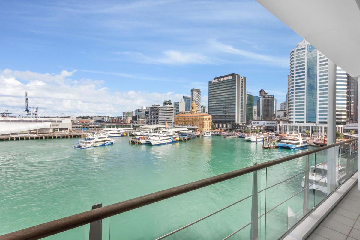 Qv Private Waterfront Apartment - Princes Wharf - 379 오클랜드 외부 사진