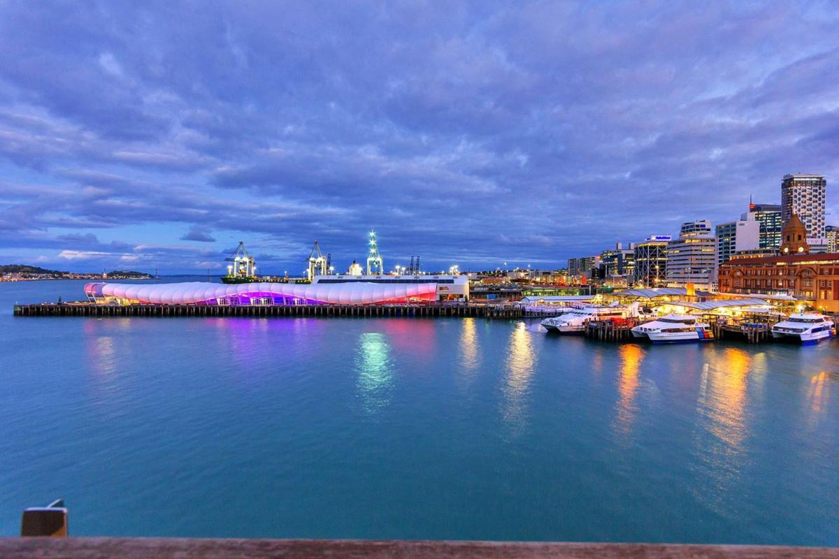 Qv Private Waterfront Apartment - Princes Wharf - 379 오클랜드 외부 사진